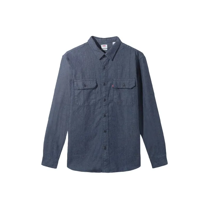 Levis Blue Men's Denim Jackets Левис Синий Мужские Джинсовые Куртки