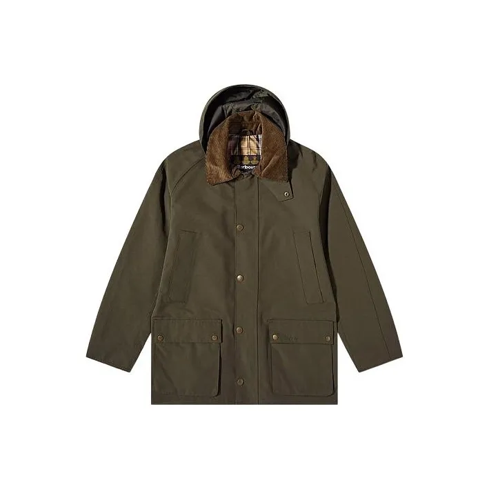 BARBOUR Ashby Wax Zip Up Jacket