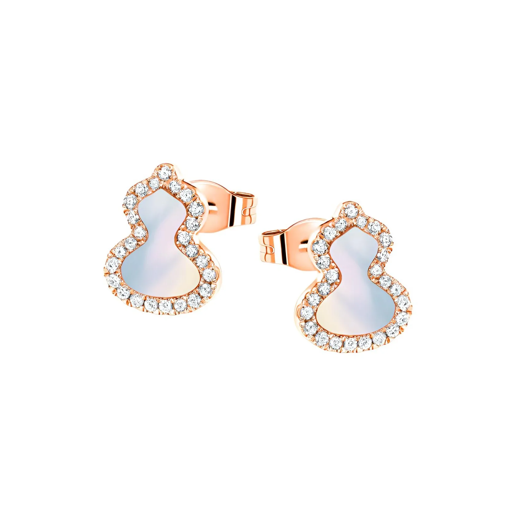 Qeelin Petite Wulu Earrings Women's Rose Gold