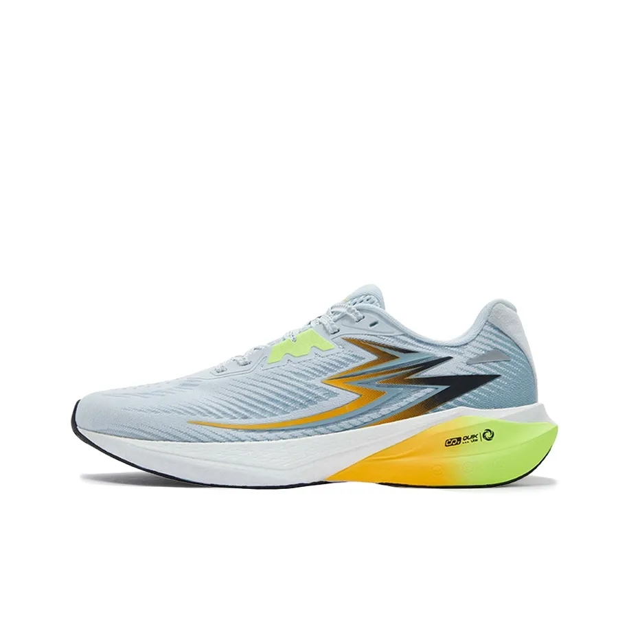 361° Flying Flame Team Anti Slip Wear Resistant Low Top Running Shoes Men's Glass Blue
