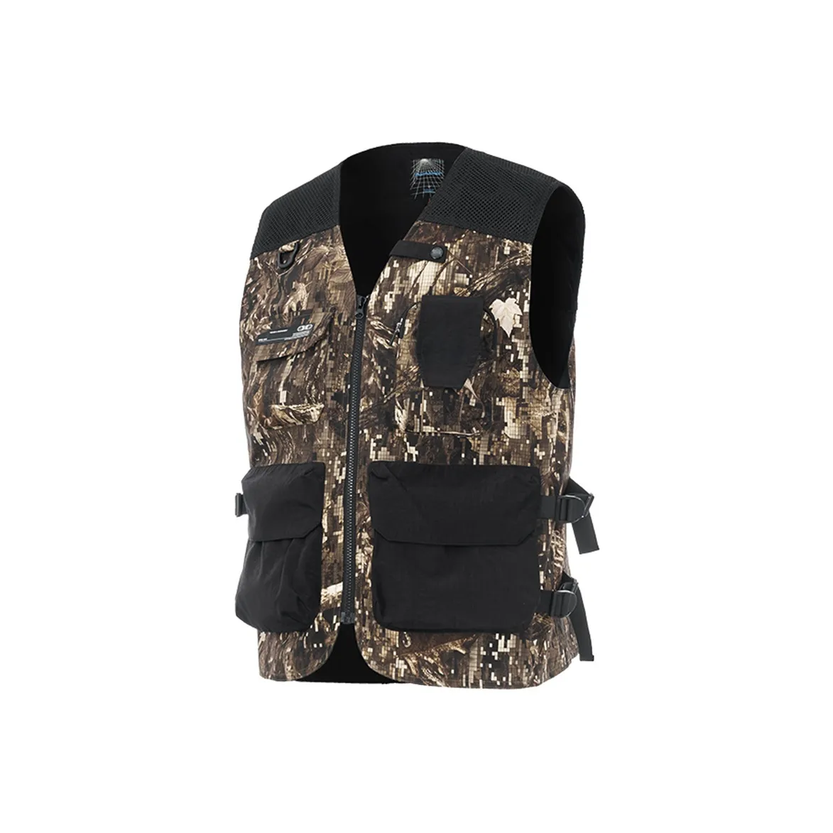 ENSHADOWER Vest Unisex Black With Camouflage