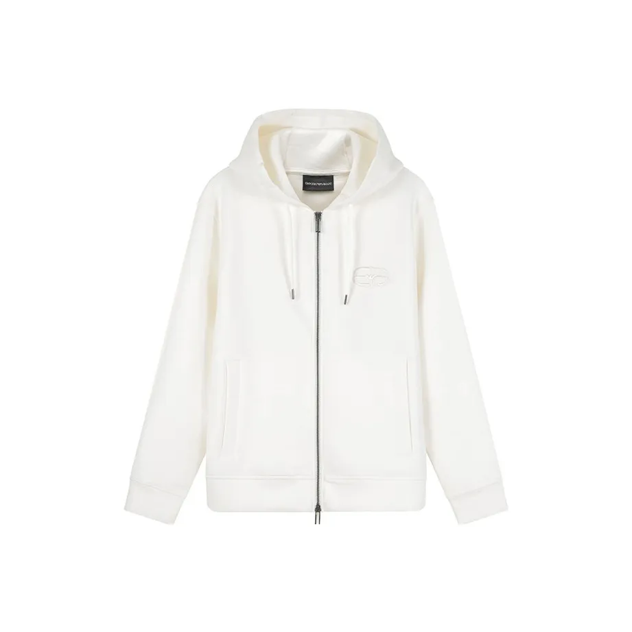 EMPORIO ARMANI SS23 Jackets Coats Men's Ecru