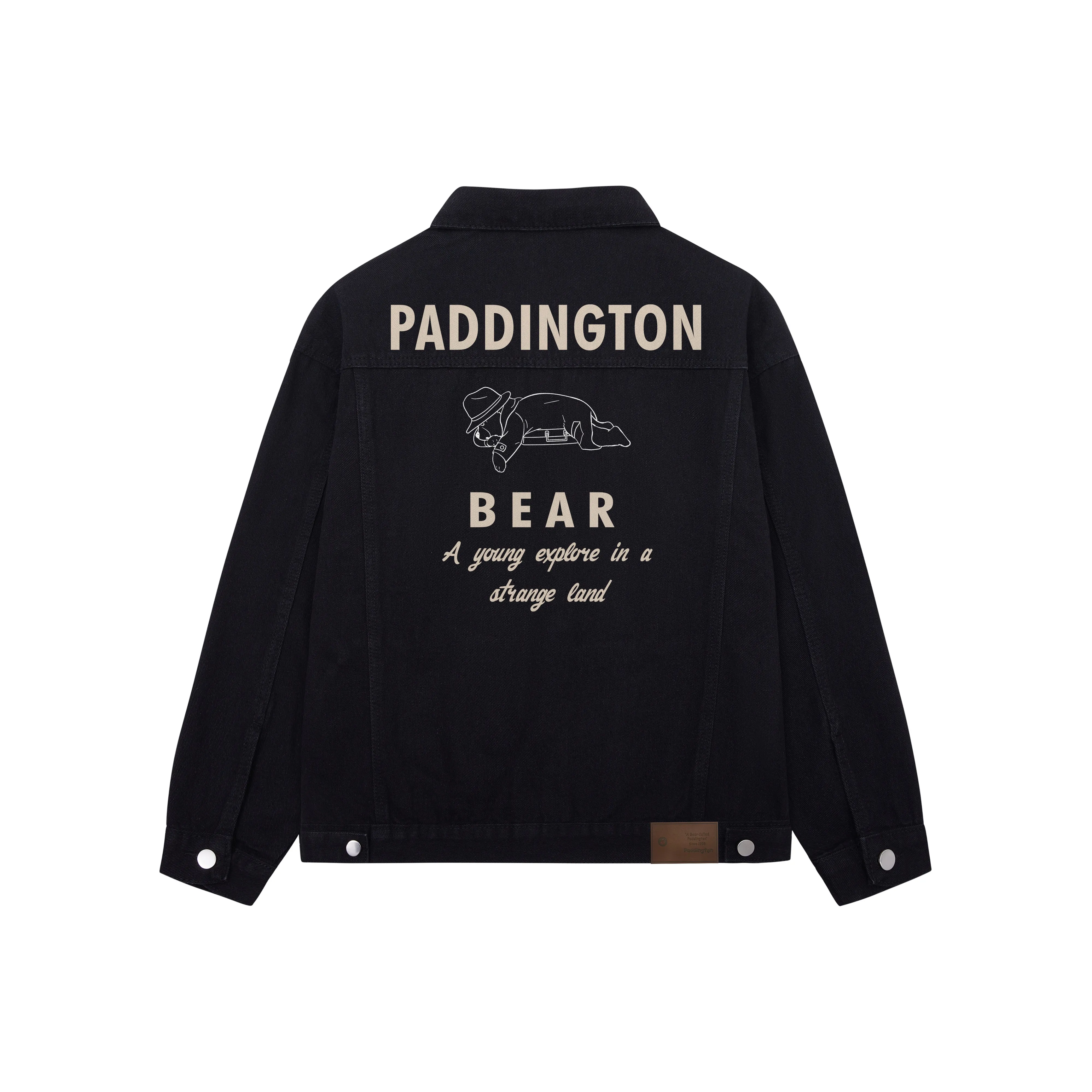 Паддингтон Медведь Деним Куртка Унисекс