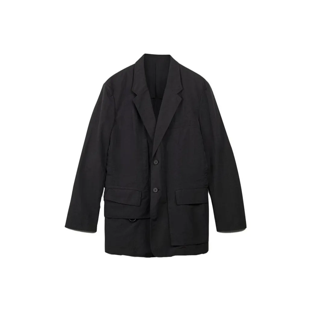Y 3 Cr Nyl Crease effect Single breasted Blazer