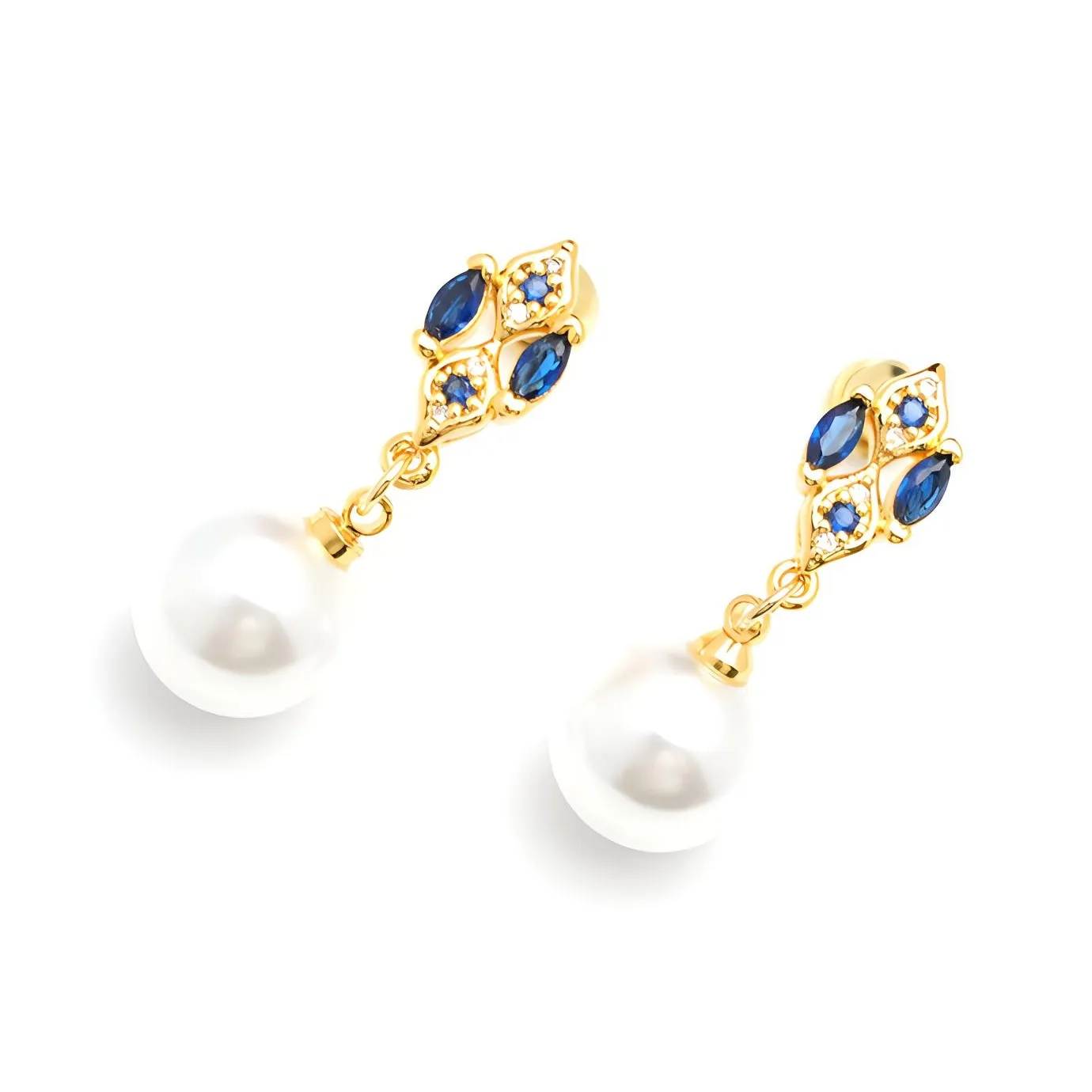 HYMAN KEVIN Искусственная жемчужина Серьги-гвоздики Женские