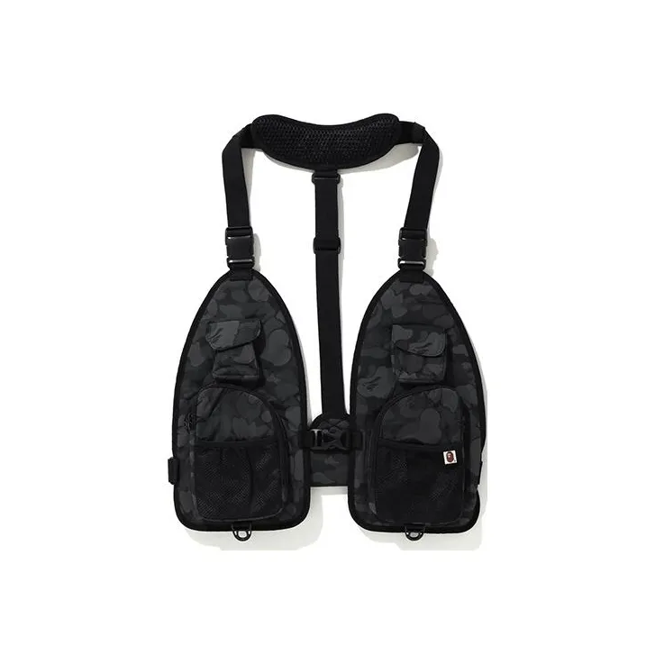 A BATHING APE Мужские черные жилеты