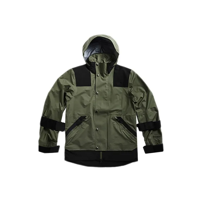THE NORTH FACE Water Resistant Windproof And Water Repellent Windbreaker Jacket Men's Green
