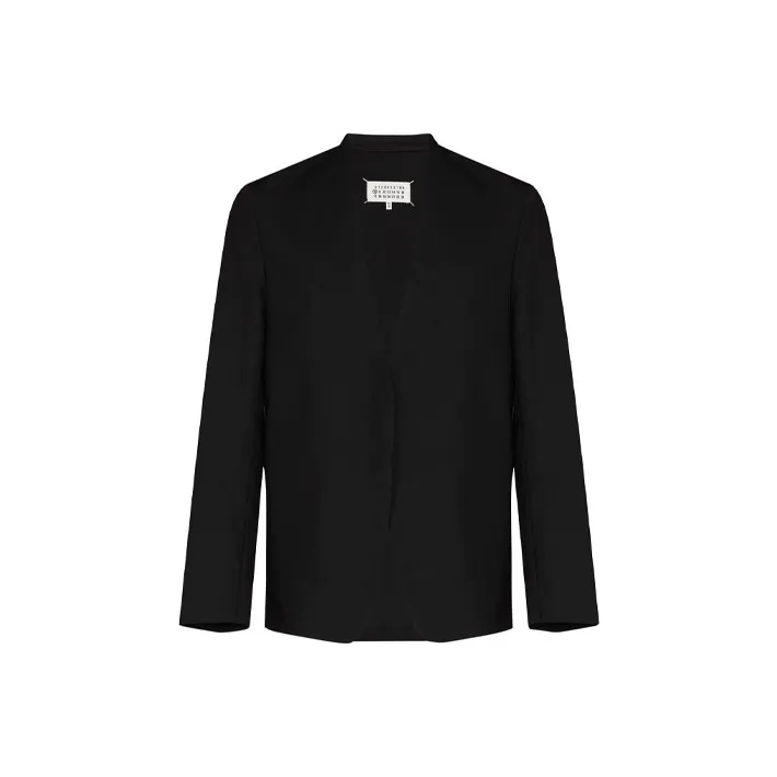 Maison Margiela Collarless Single breasted Blazer