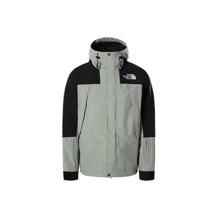 THE NORTH FACE Urban Living/Travel/Commuting Windbreaker Jacket Men's Gray Green