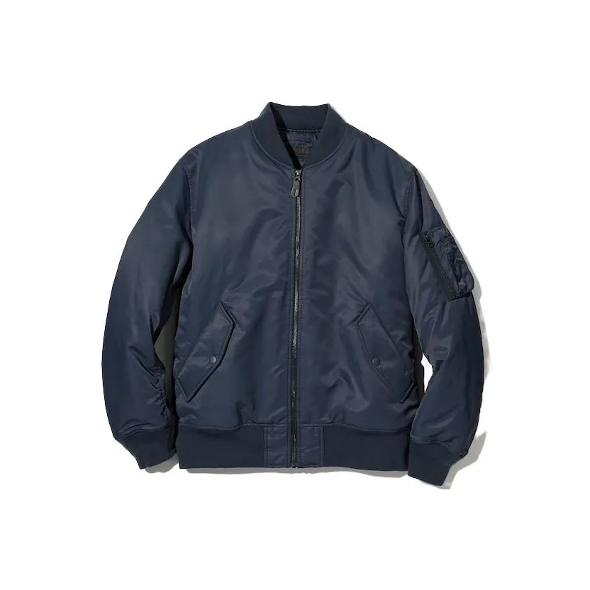UNIQLO Jacket Unisex Marine Blue
