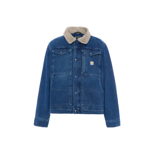 Carhartt Men Джинсовые куртки Бук/Синий