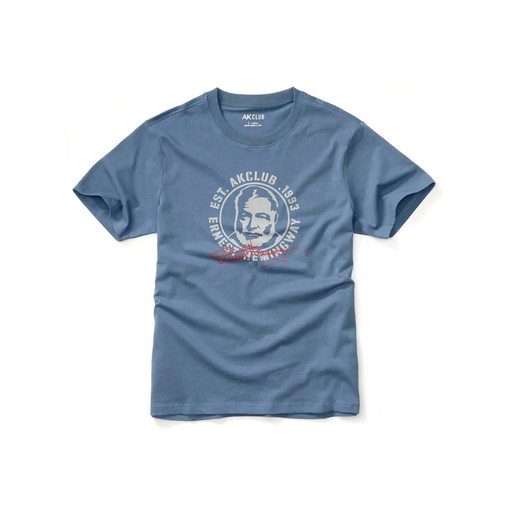AKCLUB Free Cuba Series T Shirt Men's Marine Blue
