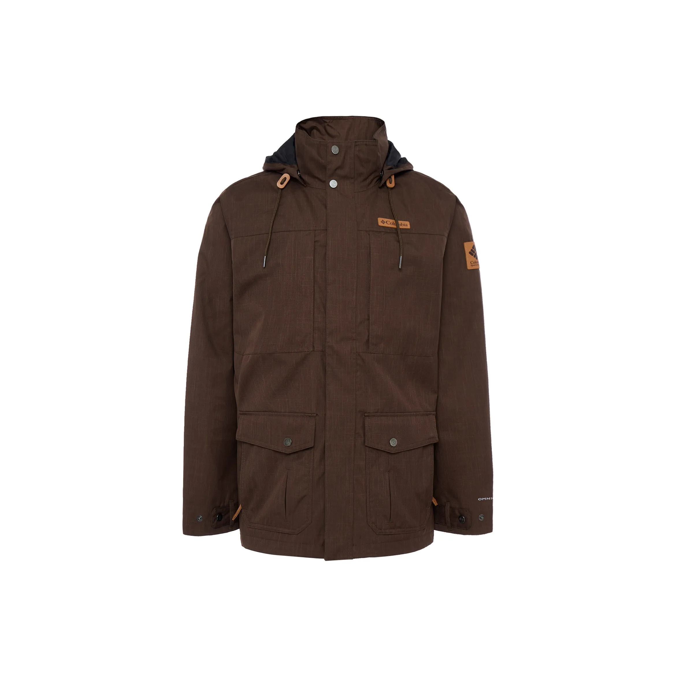 Columbia Windbreaker Jackets Men's Dark Brown