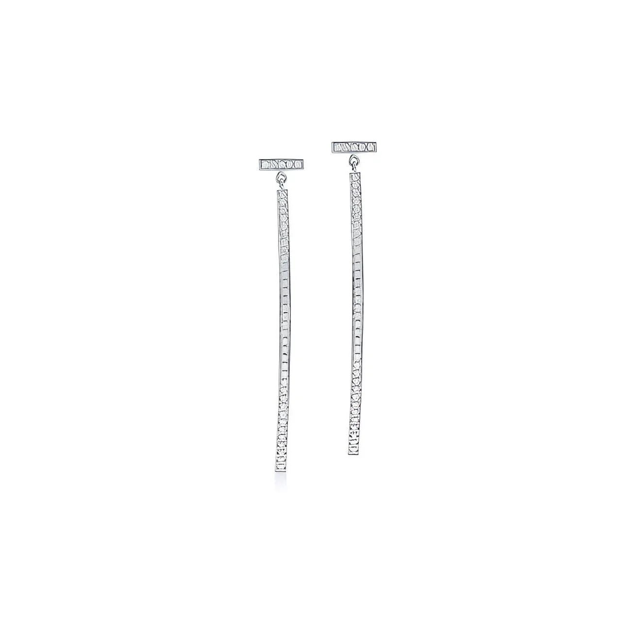 TIFFANY & CO. T Earrings Women's Silver