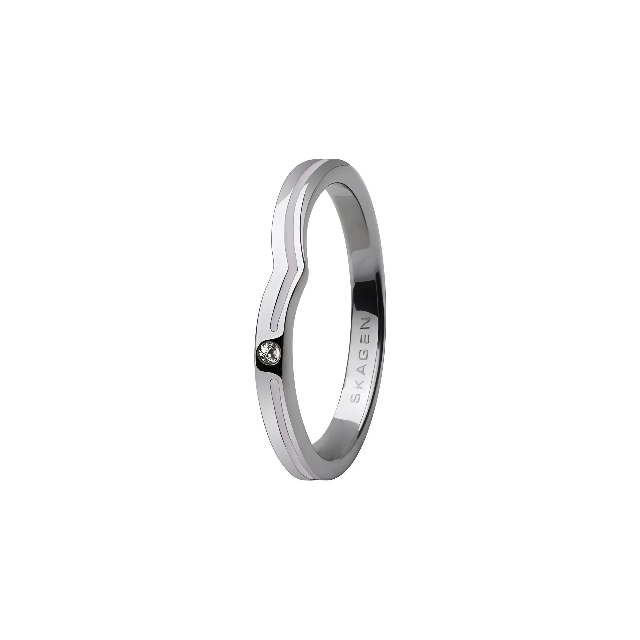 SKAGEN Steel Rings Women's Silver