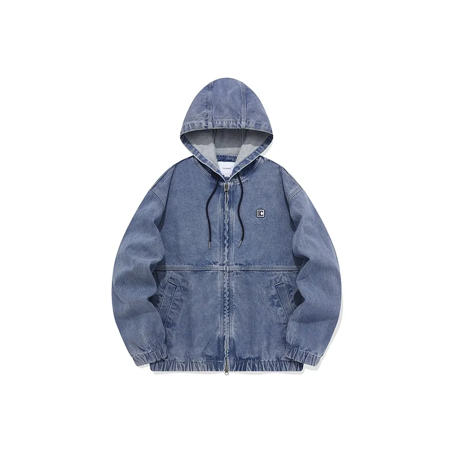 COVERNAT Denim Jackets Unisex Light Blue