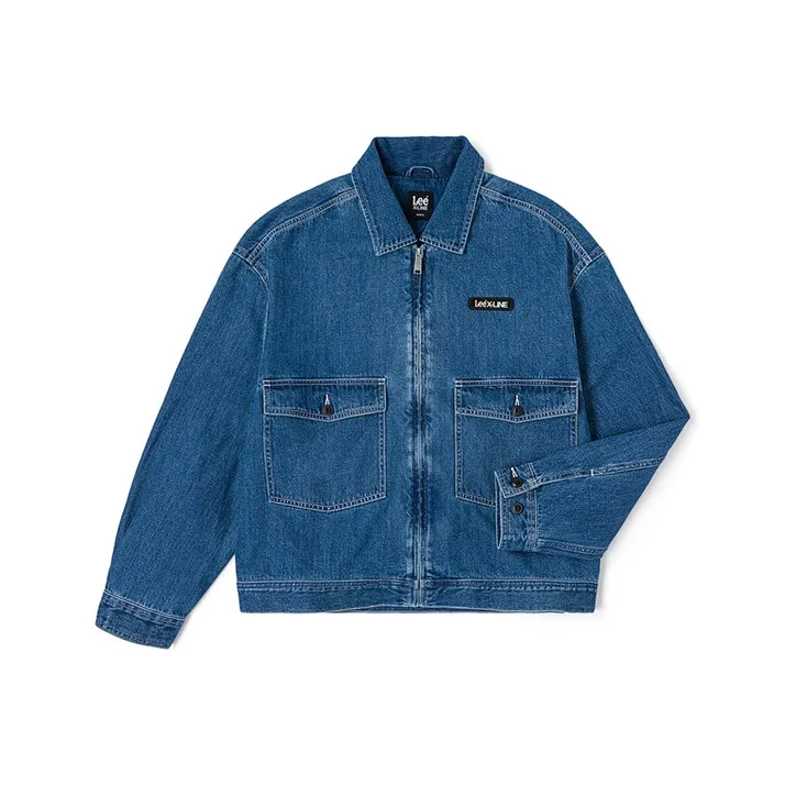 Lee Xline Denim Jackets Men Medium Light Blue