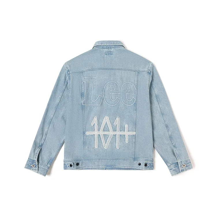 Lee Denim Jackets Men Light Blue