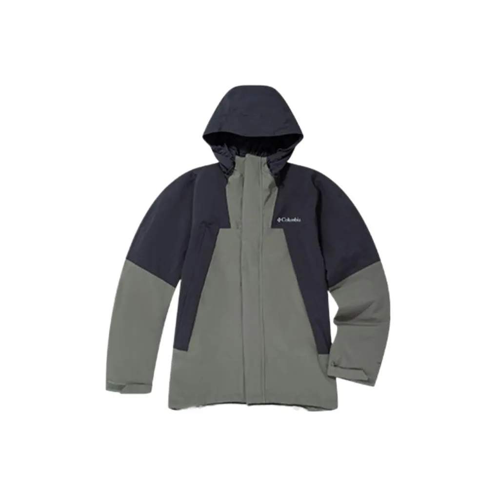 Columbia совместный бренд Omni Термический водонепроницаемый и ветрозащитный ветровка мужская армейский зеленый