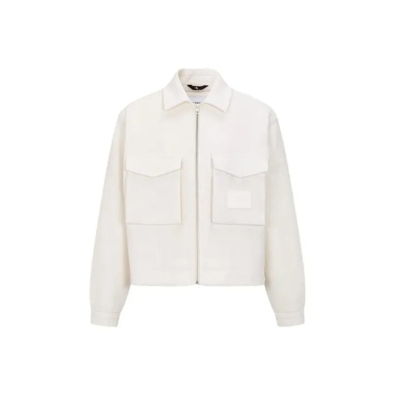 Calvin Klein Jackets Men's Ecru