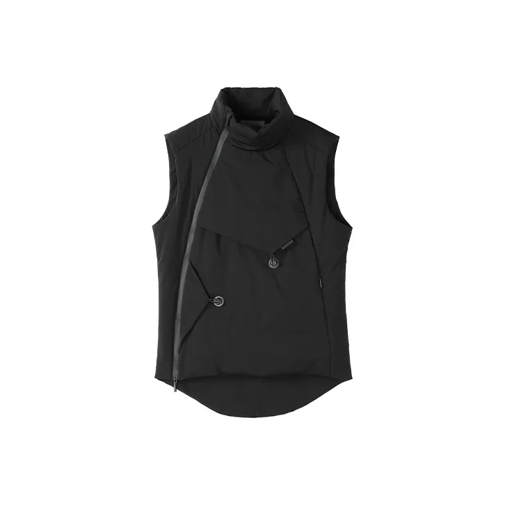 NORVINCY Outdoor Slanted Placket Zip Closure Turtleneck Puffer Jacket Winter Unisex