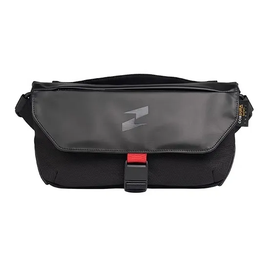 TAJEZZO 2,5L Crossbody сумка из ПВХ черная унисекс