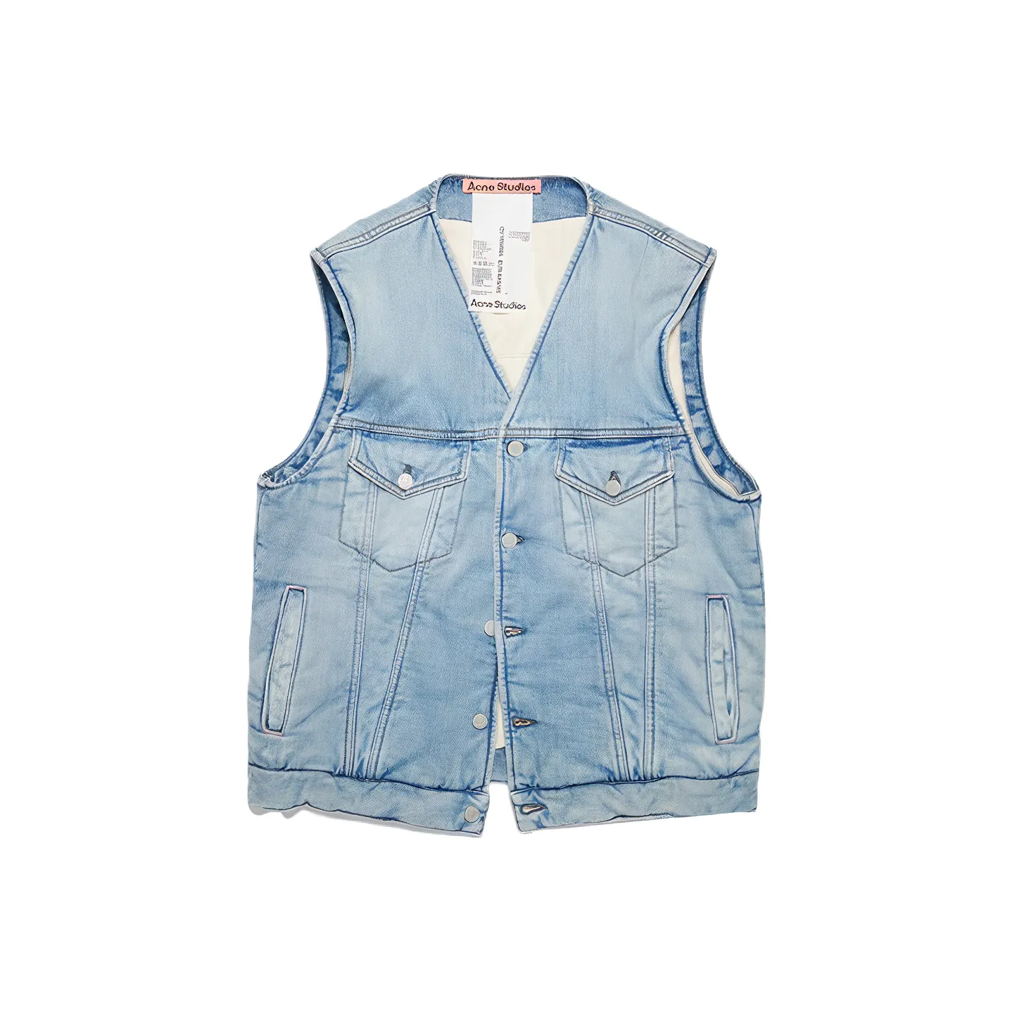 Acne Studios Vests Unisex Light Blue