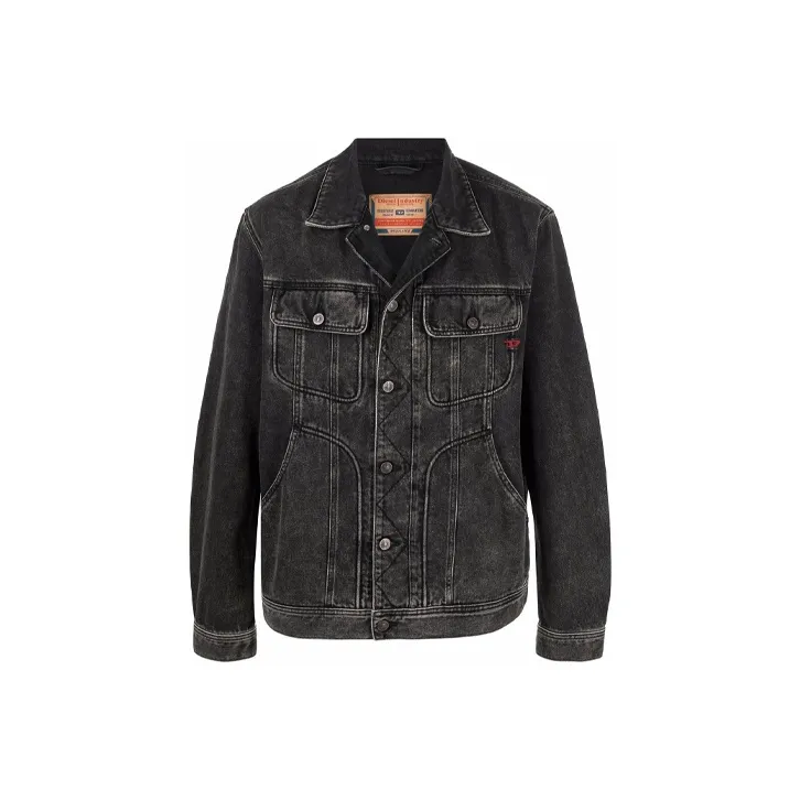 DIESEL SS22 Denim Jacket Men's Black