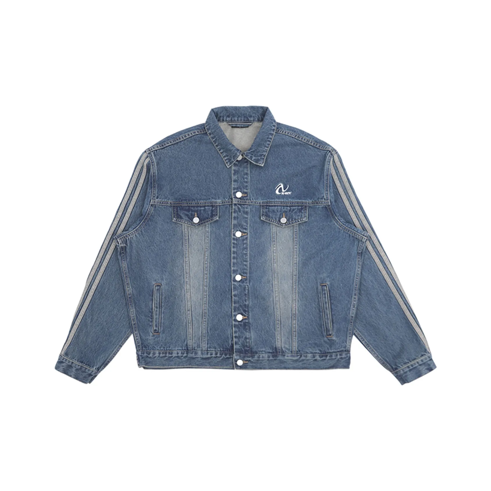 Nerdy Denim Jackets Unisex Blue
