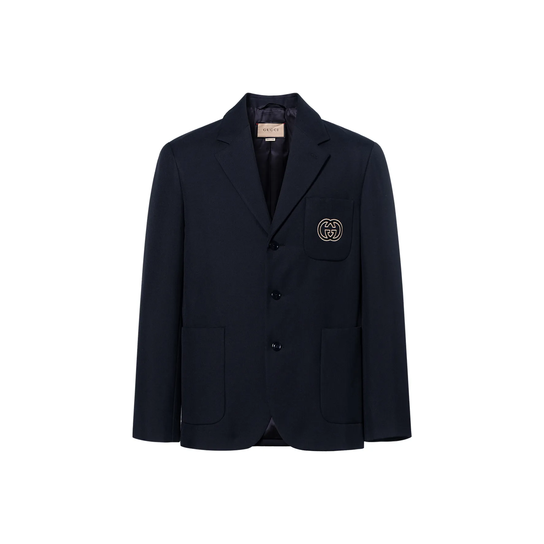 GUCCI Interlocking G Single Breasted Blazer