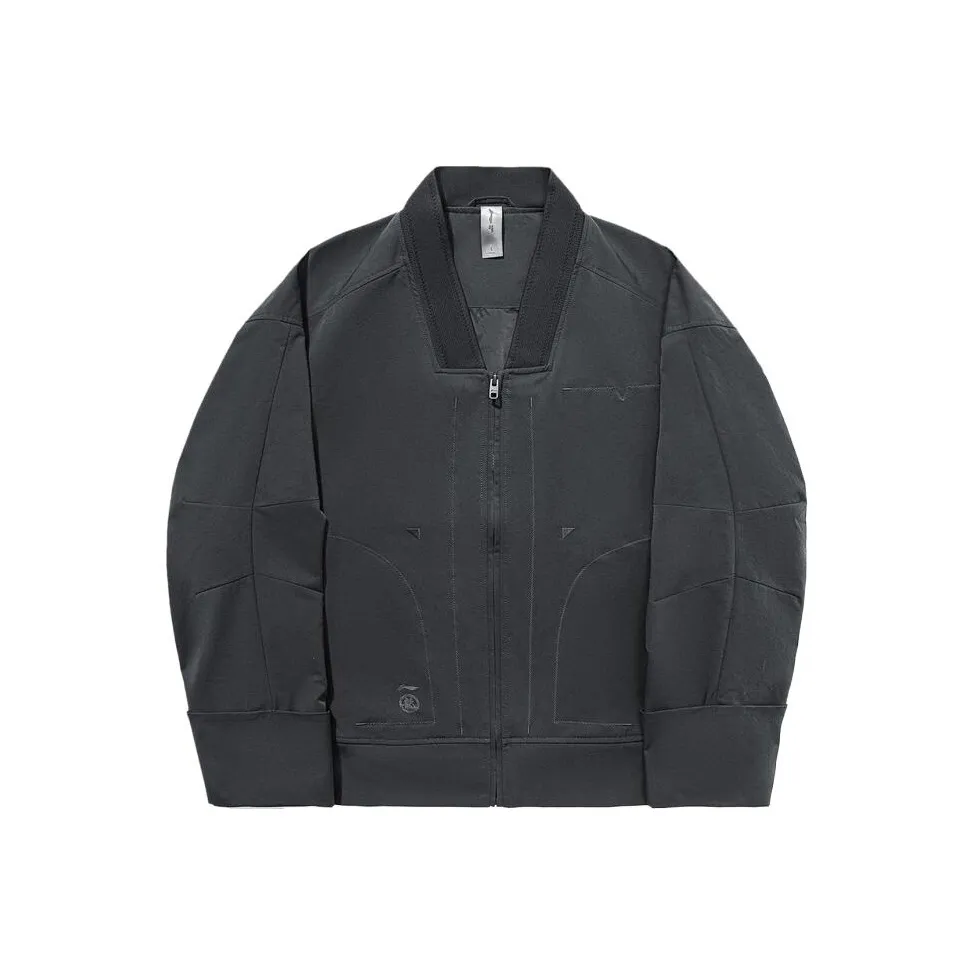 Куртка из коллекции LINING X Jackie Chan совместный проект с Jackie Chan Kung Fu мужская цвет угольно-черный