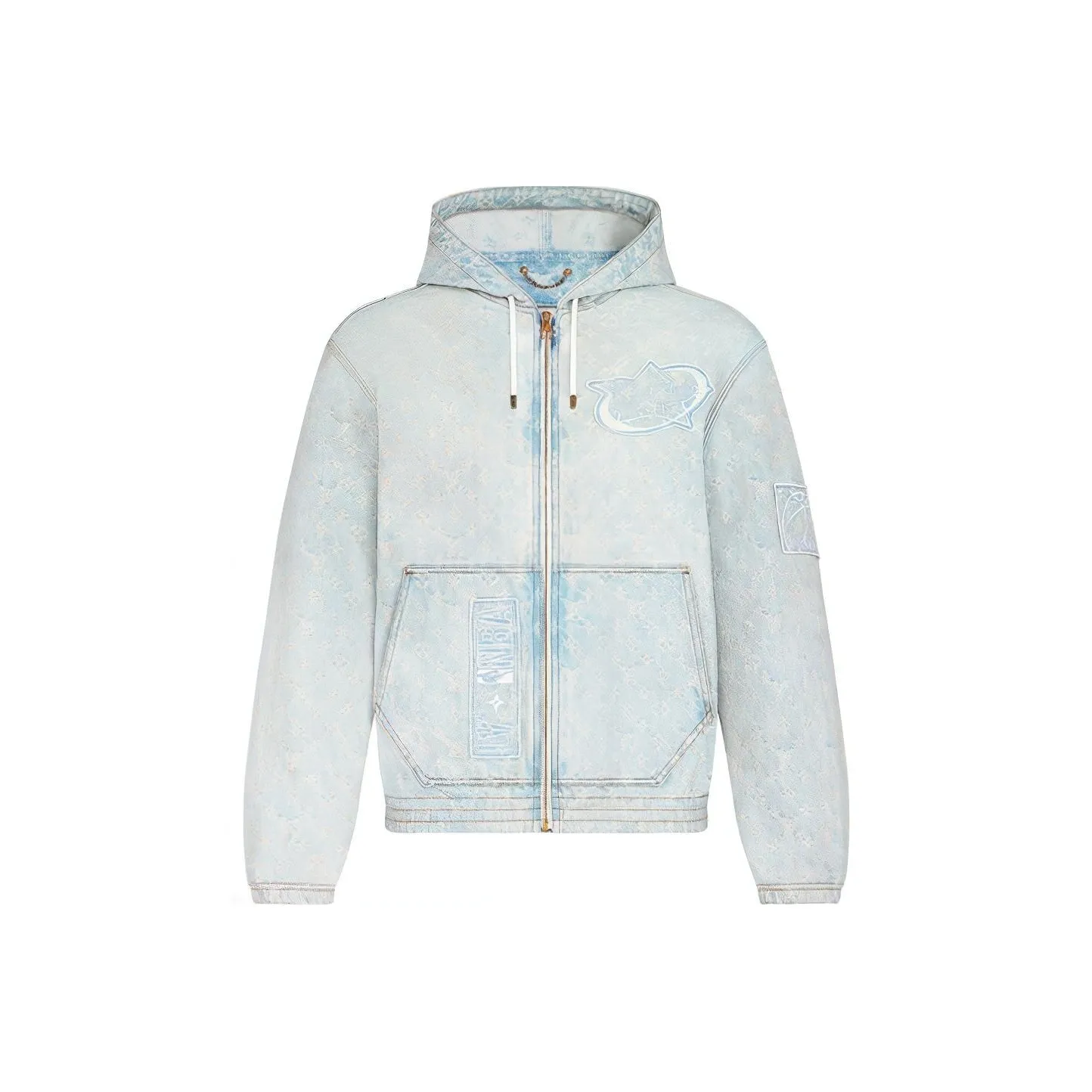 LOUIS VUITTON X Nba Zip Through Hoodie