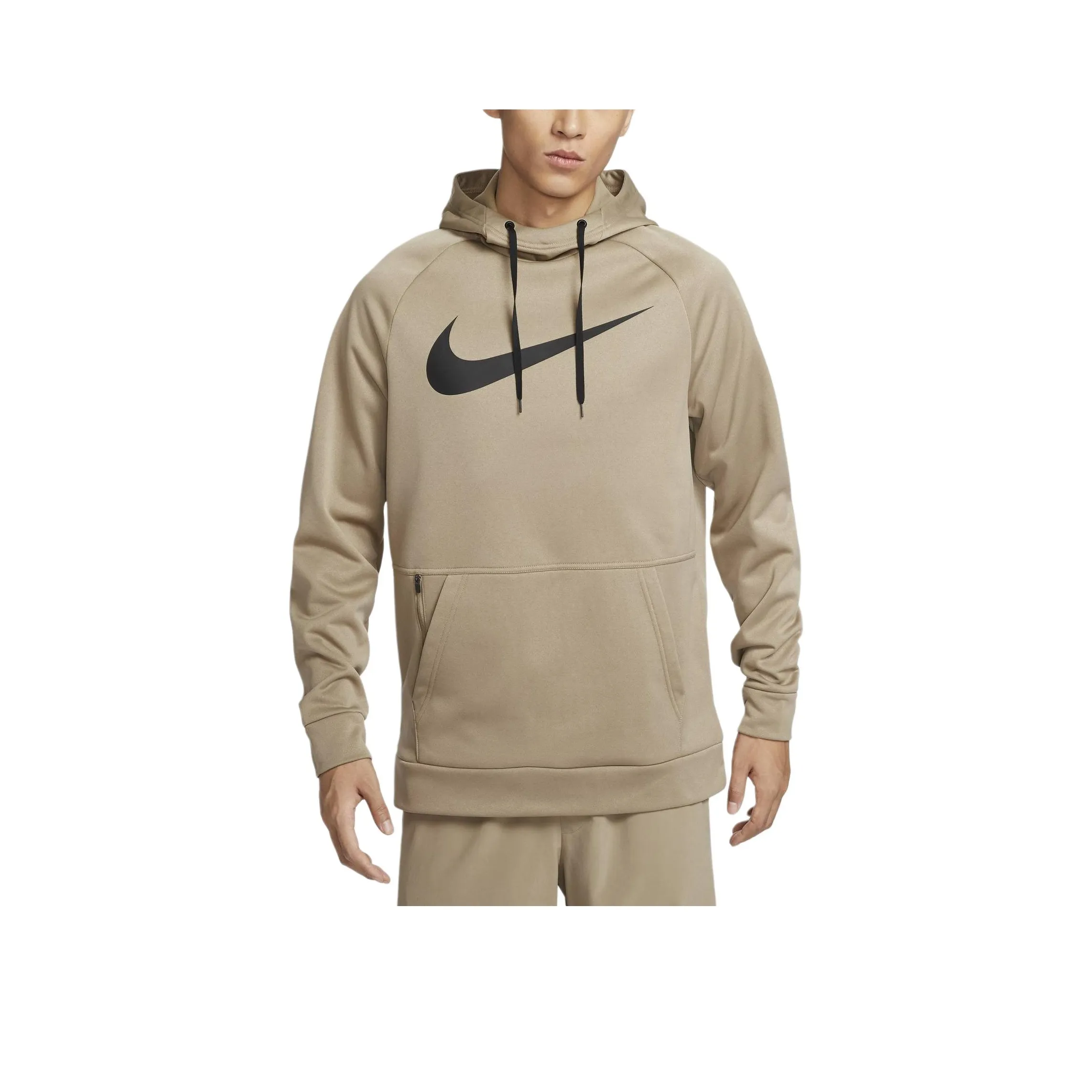 Nike SwooshTherma FIT Sweatshirt Men's Khaki/Black