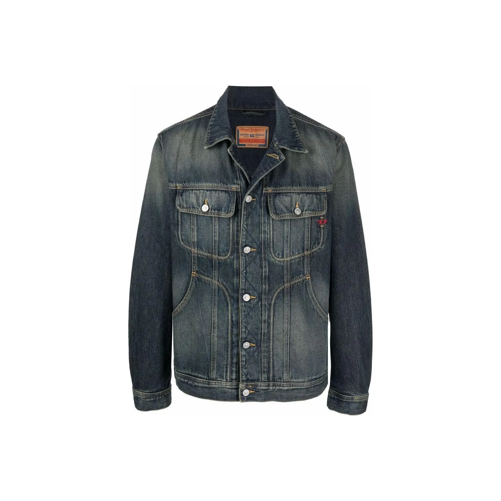 DIESEL Denim Jacket Unisex Blue DIESEL Деним Куртка Унисекс Синий