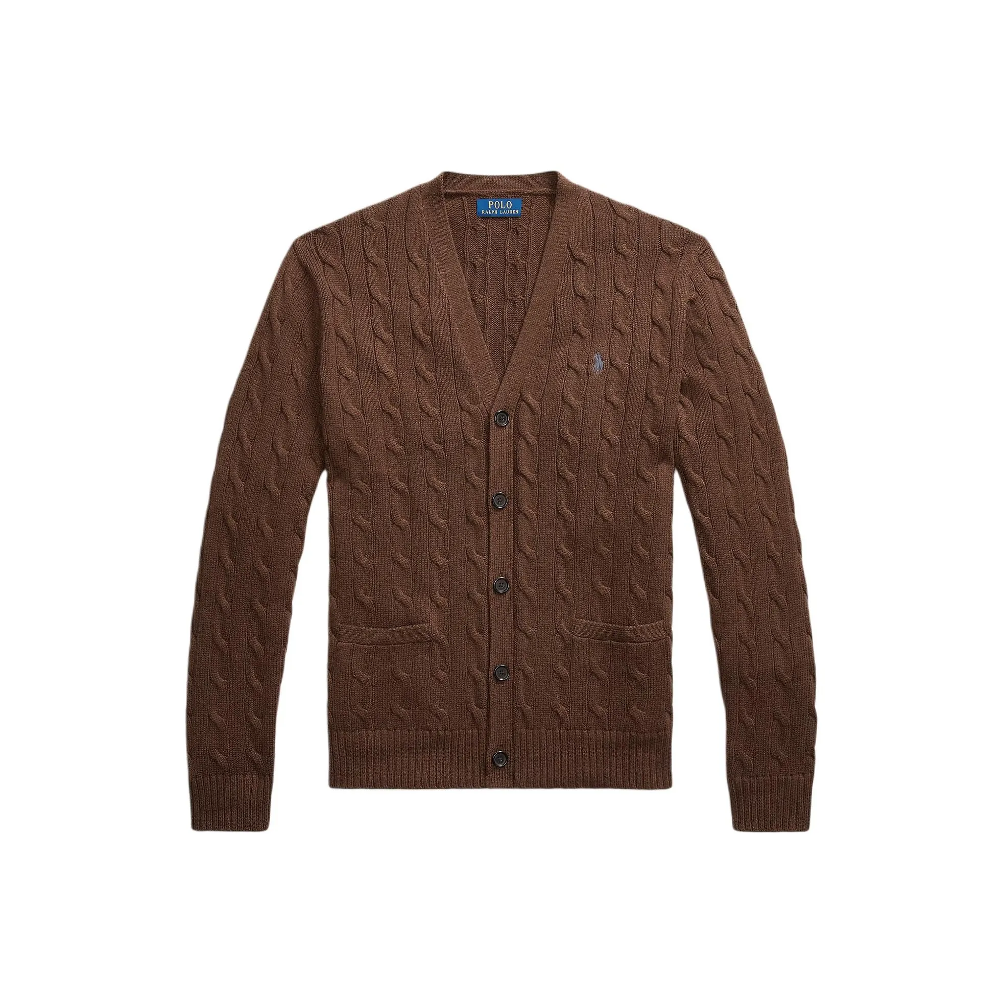 Polo Ralph Lauren FW24 Трикотаж Мужской Темно-Коричневый