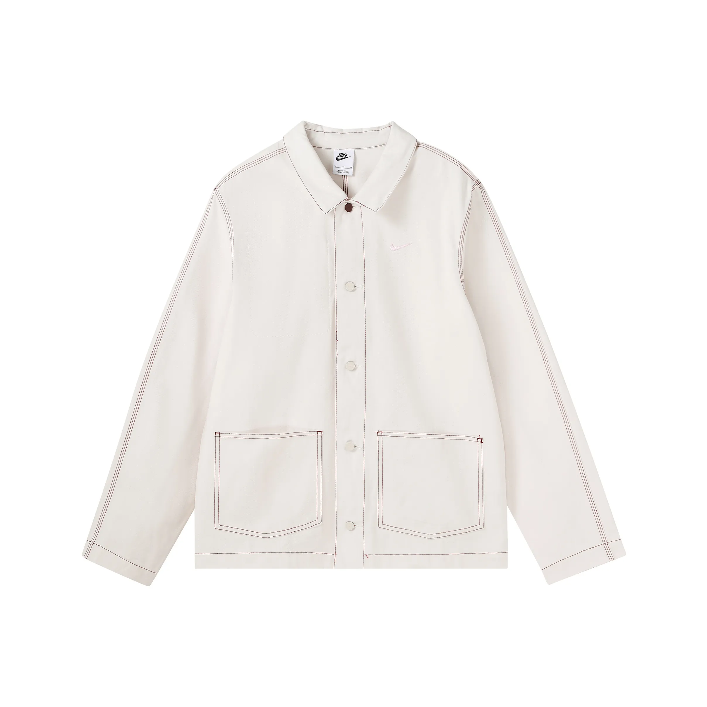 Nike Sportswear Куртка Мужская Призрачный Серый Белый