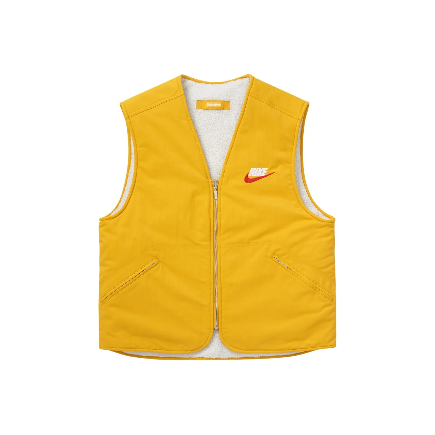 Supreme Nike Reversible Nylon Sherpa Vest