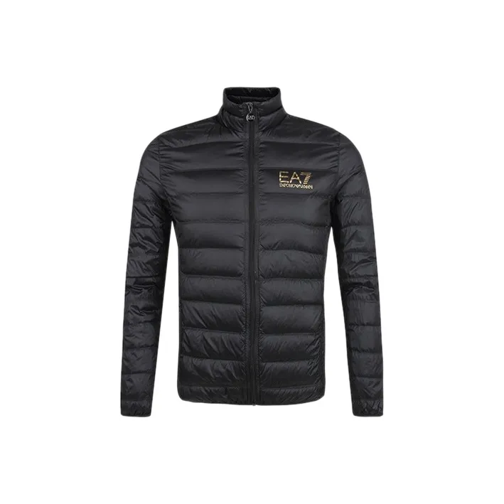 EMPORIO ARMANI EA7 Down Jacket Men's Black