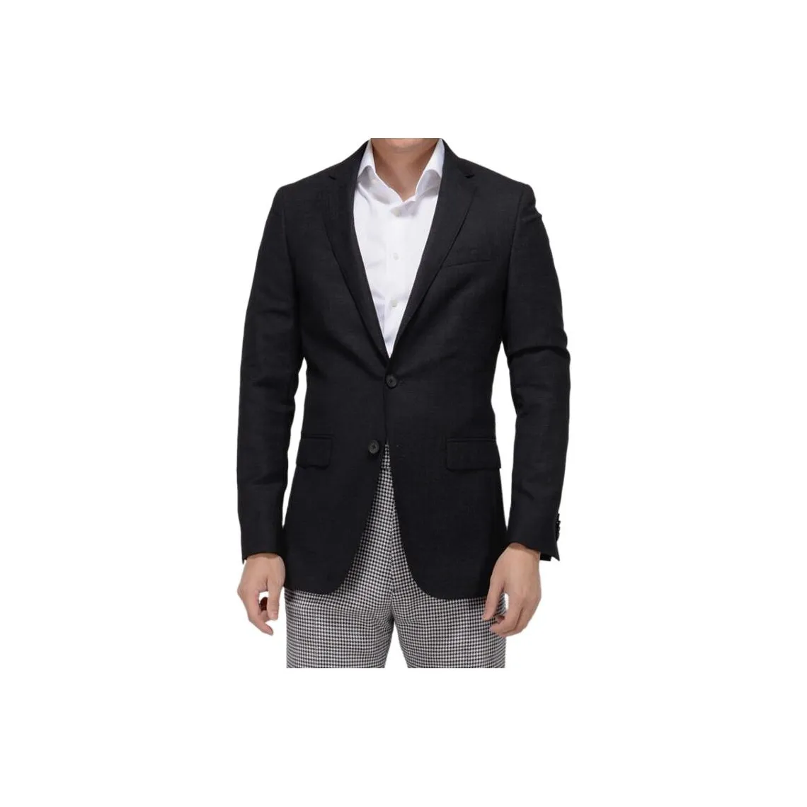 Hugo Boss Бизнес-костюм Пальто Мужской Черный