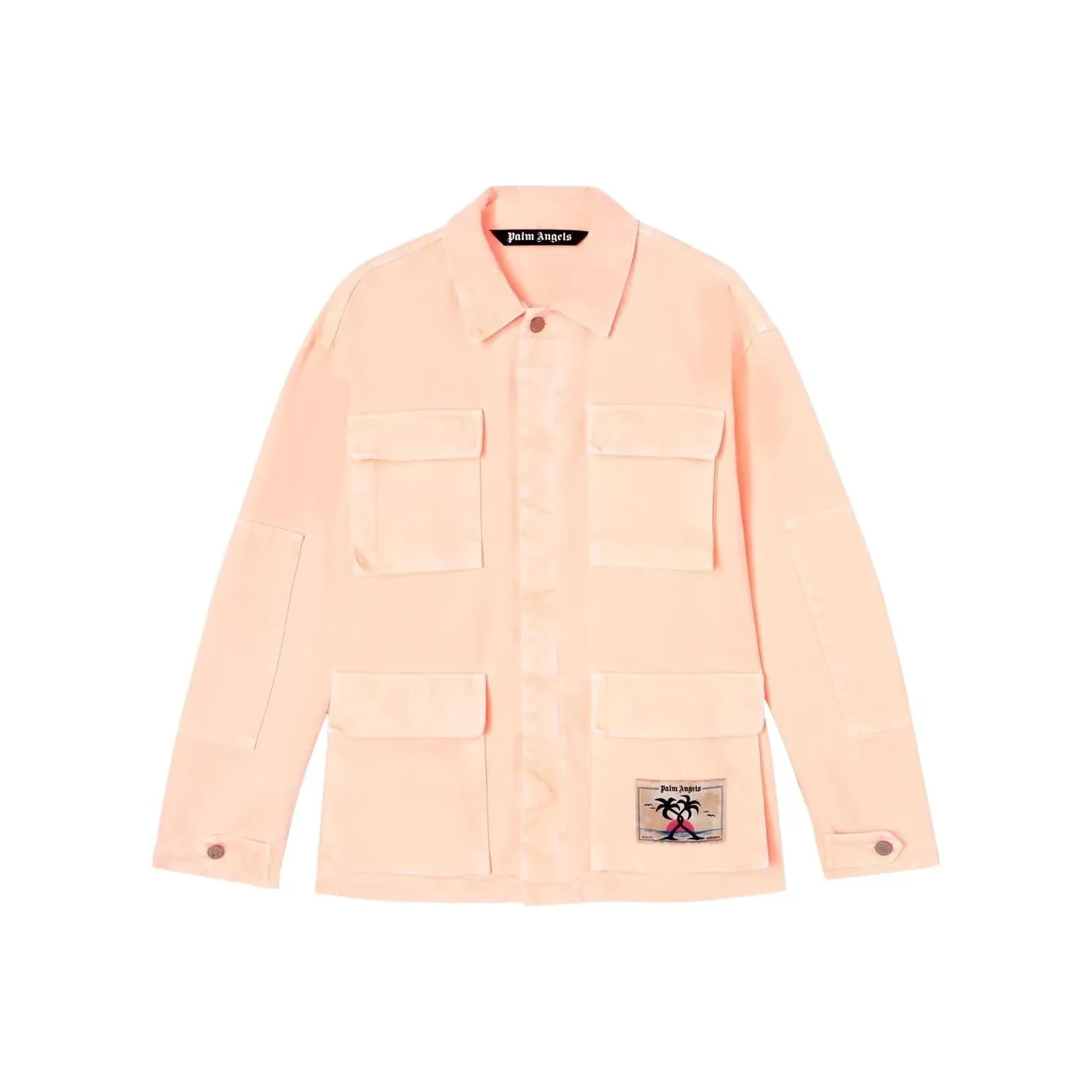 PALM ANGELS Oversized Denim Workwear Jacket