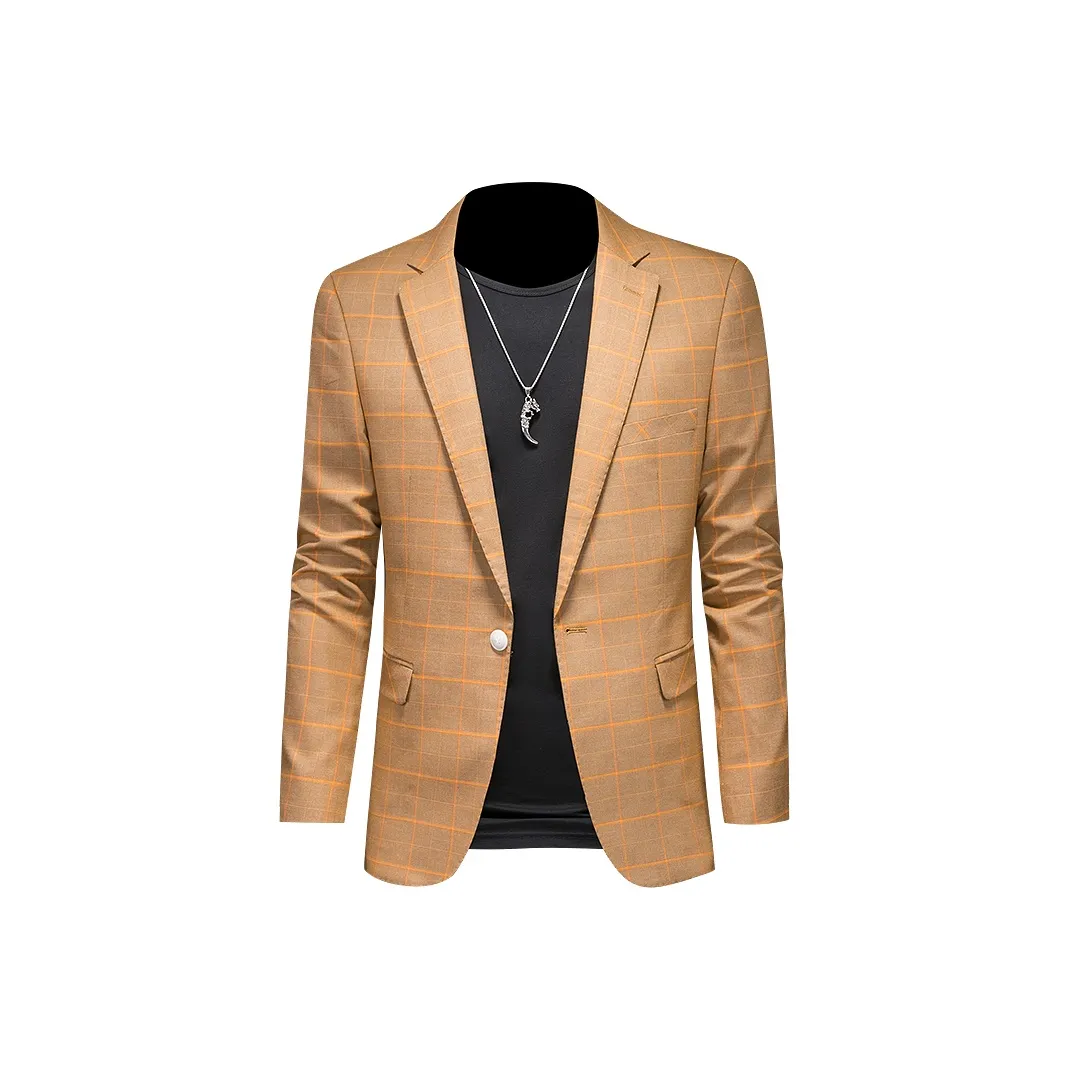 PIERRE CARDIN Бизнес-костюм мужской оранжево-желтый