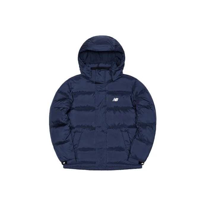 New Balance Пуховик Зимний Мужской Синий