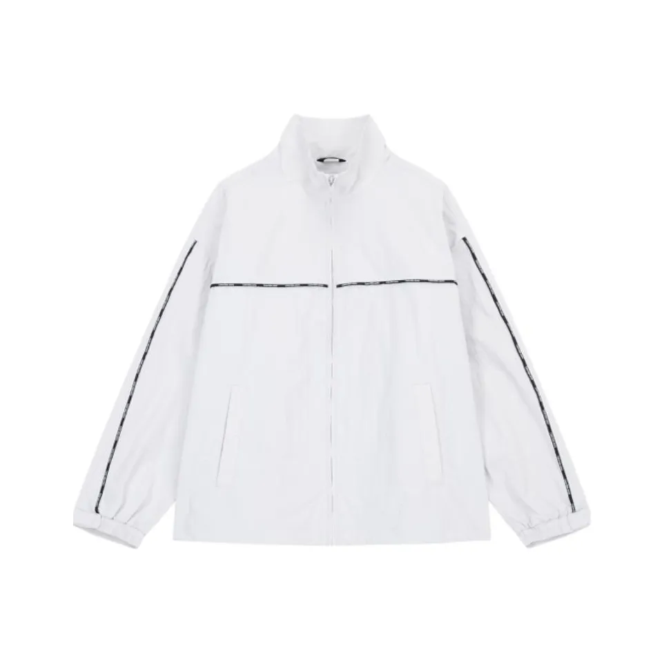 CALVIN KLEIN Jacket Men's Gray White