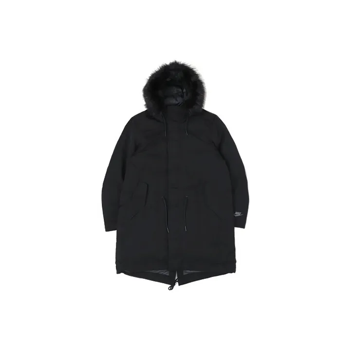 Nike Пуховик Зимний Мужской Черный