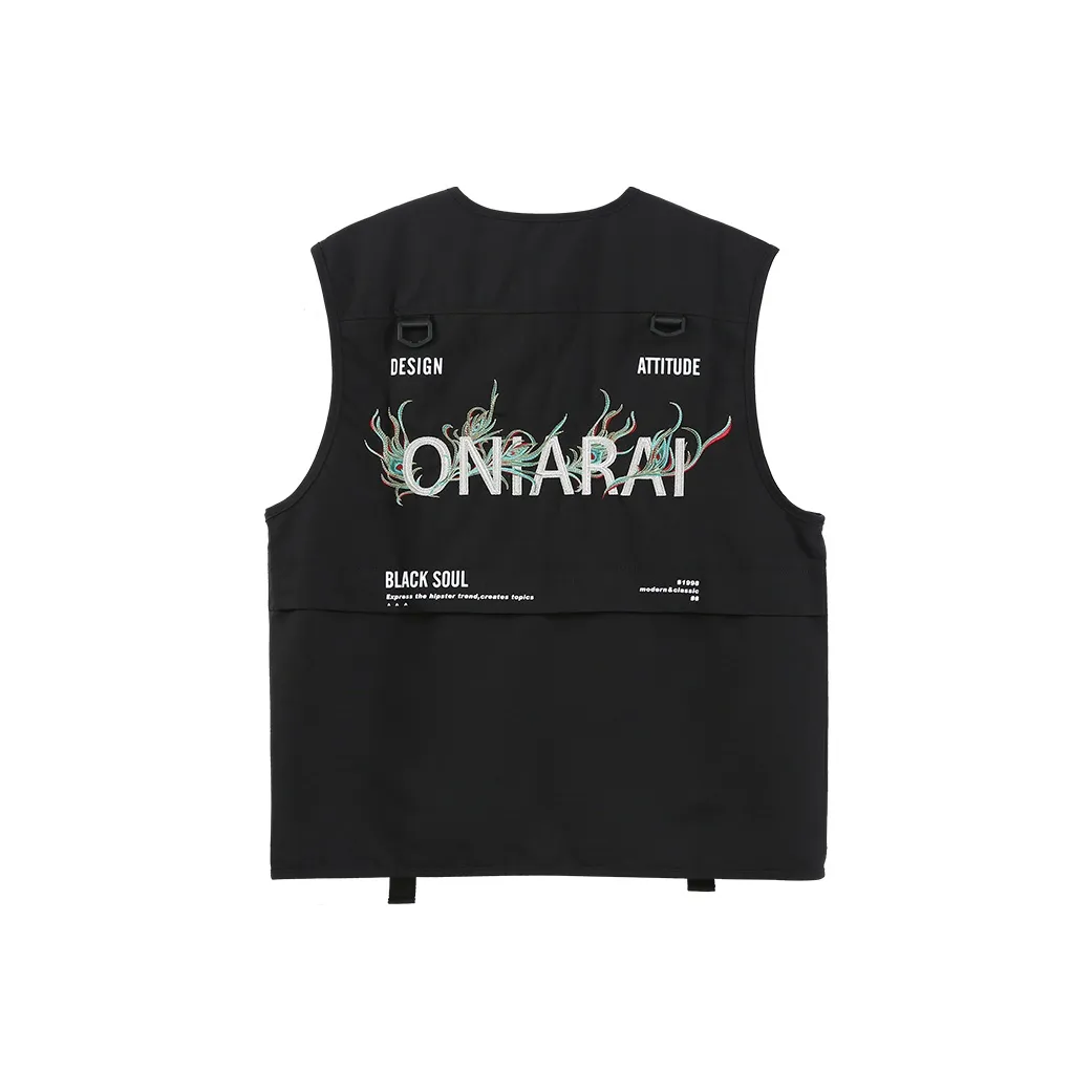 ONIARAI Workwear Vest Men's Black