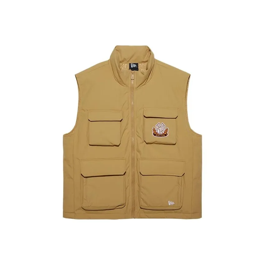New Era Коричневый Мужской Жилеты