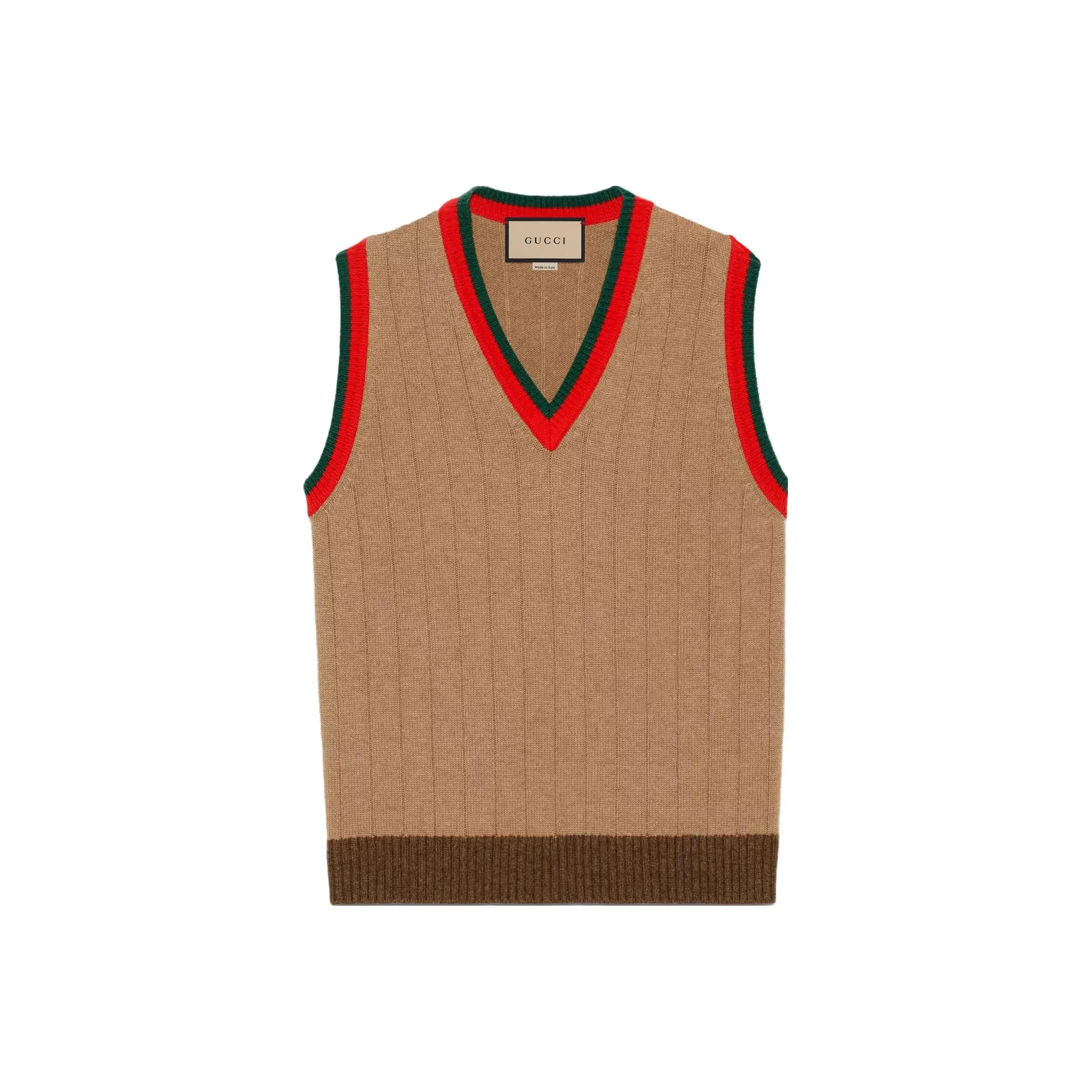 GUCCI Vests Men's Camel