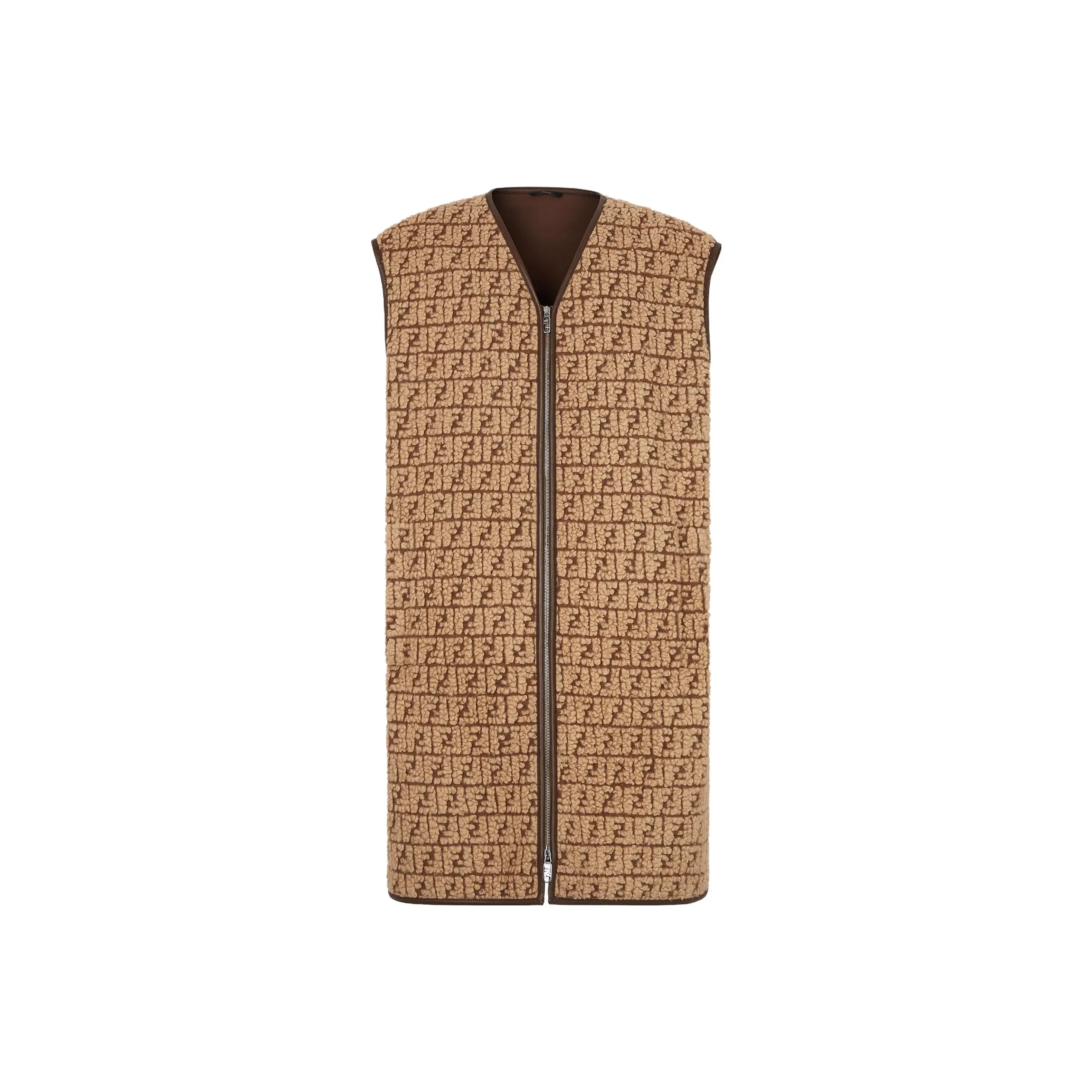 FENDI FF monogram Fleece Gilet