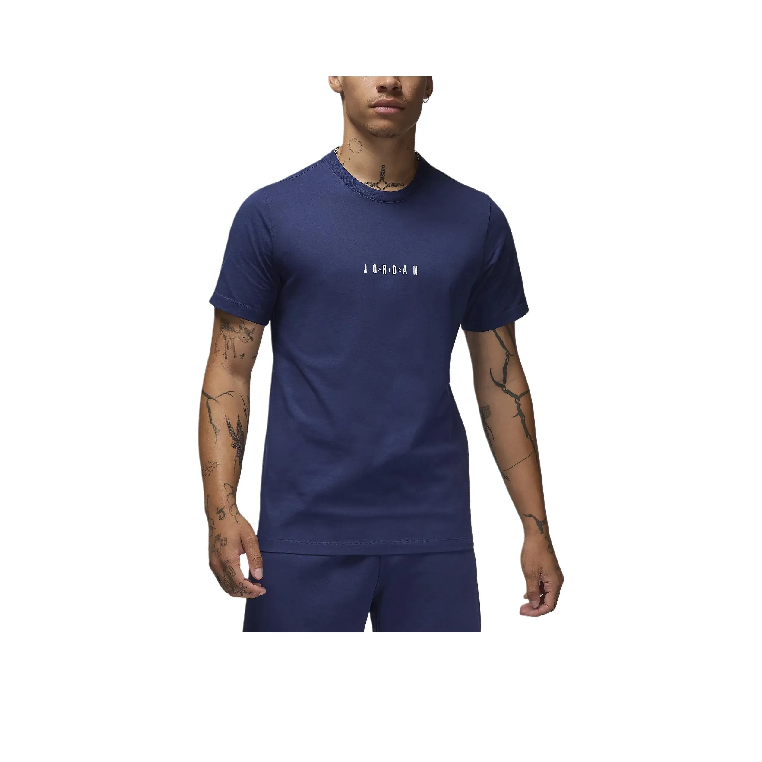 Jordan T Shirts Men Marine Blue