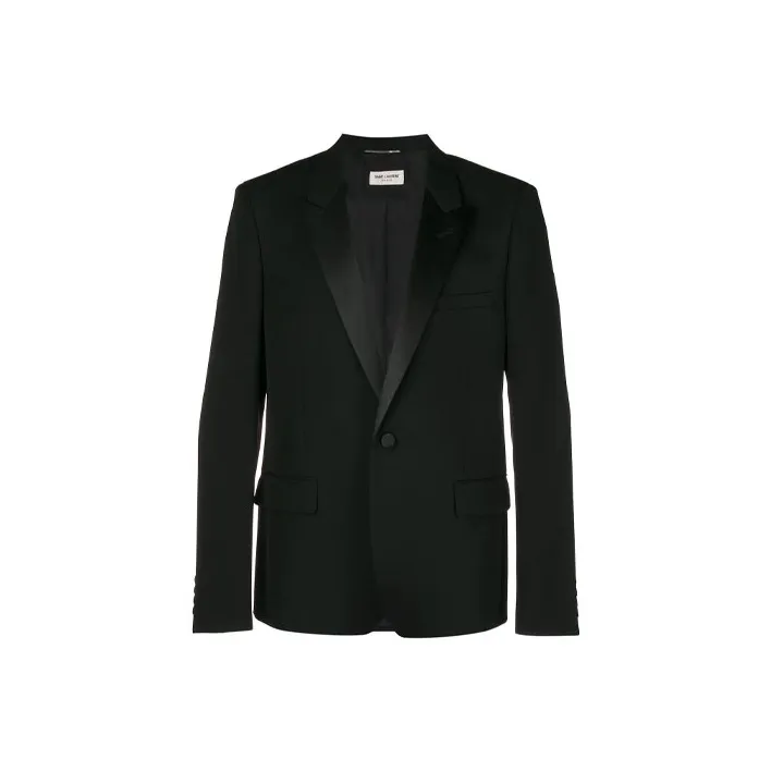 SAINT LAURENT Single Breasted Tuxedo Jacket